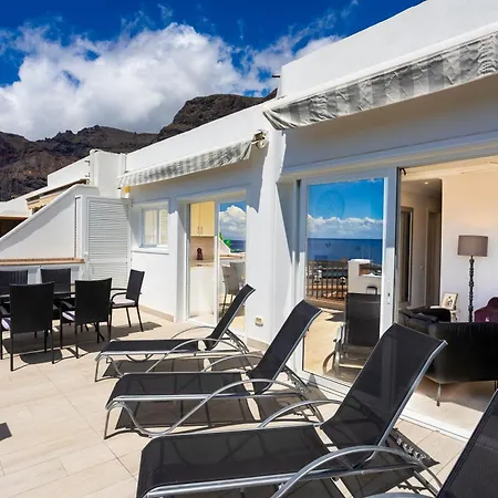 Ocean Panorama - 3 Ac Bedrooms, Private Garage, Pool, 2 Bathrooms, Tv Channels דירה *