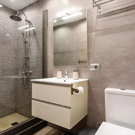 Ocean Panorama - 3 Ac Bedrooms, Private Garage, Pool, 2 Bathrooms, Tv Channels Acantilado de los Gigantes