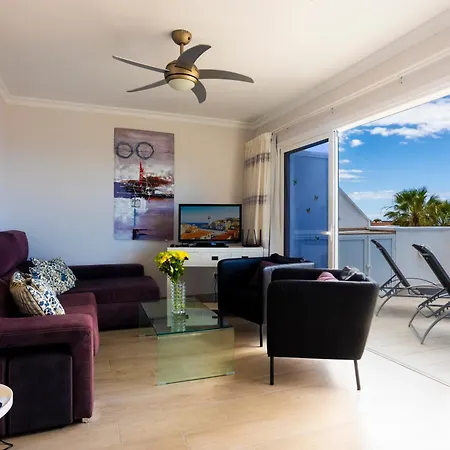 Lejlighed Ocean Panorama - 3 Ac Bedrooms, Private Garage, Pool, 2 Bathrooms, Tv Channels Acantilado de los Gigantes