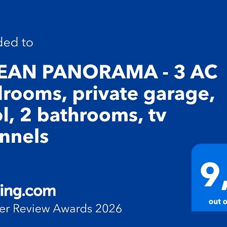 Ocean Panorama - 3 Ac Bedrooms, Private Garage, Pool, 2 Bathrooms, Tv Channels Акантиладо-де-Лос-Хигантес